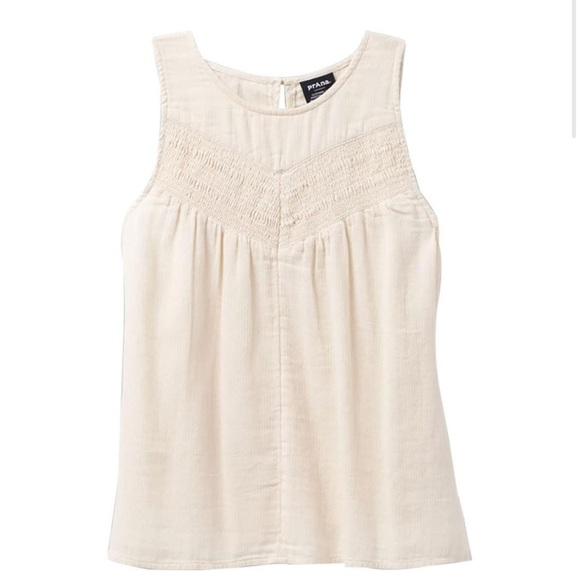 Prana Seakissed Sleeveless Tank Top – Beige – Women’s M - Picture 1 of 7
